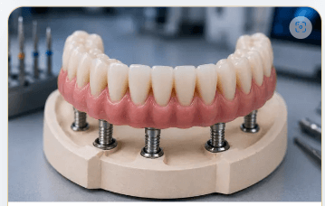 All-on-X full arch dental restoration